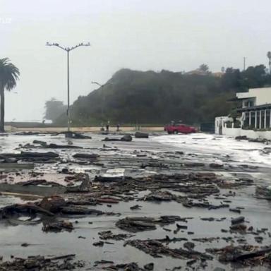 VIDEO: Storm pounds West Coast with high waves, flooding