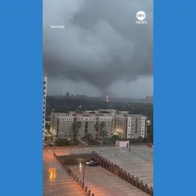 VIDEO: Tornado causes power flashes in Fort Lauderdale