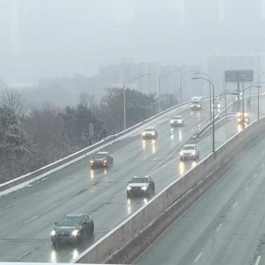 VIDEO: Millions of Americans face messy commutes amid arctic blast