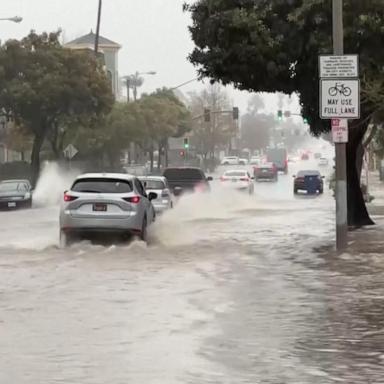 VIDEO: Storms slam West Coast