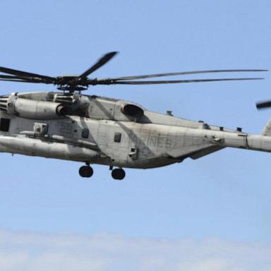 VIDEO: Military helicopter with 5 Marines on board goes missing