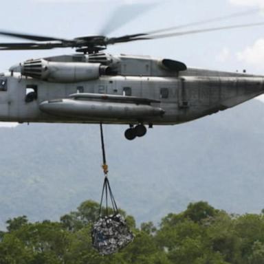 VIDEO: Search underway for missing military helicopter with 5 Marines on board 