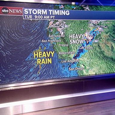 VIDEO: Extreme California weather expected to last through Wednesday