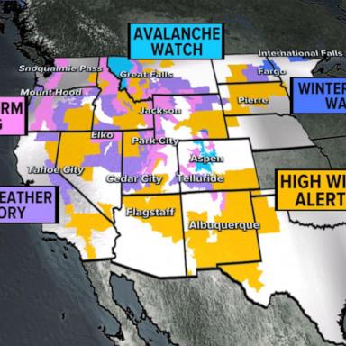 VIDEO: Cross-country storm moves east with 17 states on alert 