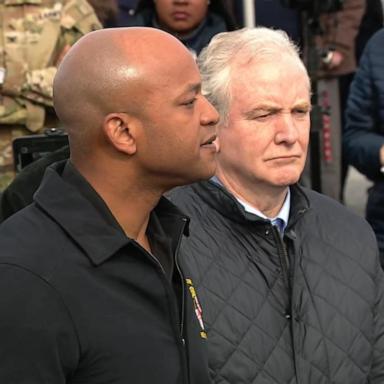 Officials were able to stop the flow of traffic onto the Francis Scott Key Bridge in Baltimore before a massive cargo ship crashed into a support column, helping to save lives in the disaster, Maryland Gov. Wes Moore said.