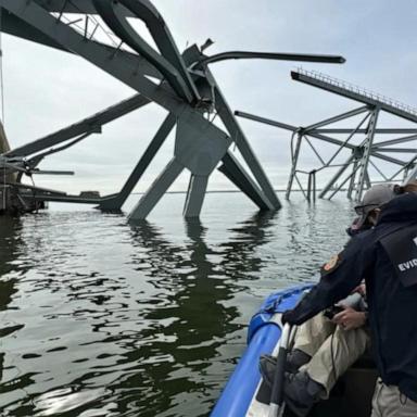 VIDEO: Search and rescue efforts suspended in Baltimore bridge collapse, 6 presumed dead