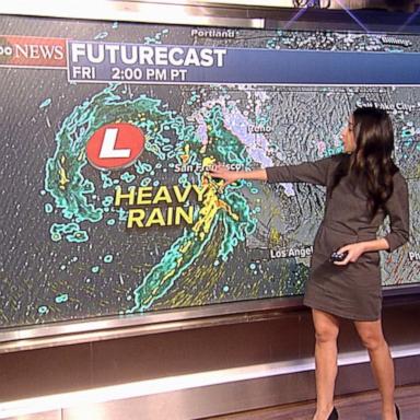 VIDEO: Major storm set to hit West Coast this weekend