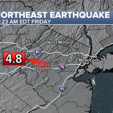 VIDEO: New Jersey governor says there was limited earthquake damage in and around epicenter