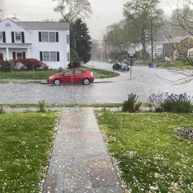 Severe weather is expected on Tuesday to move east, with storms stretching from Wisconsin to Arkansas, with the highest tornado threat in Iowa, Illinois and Missouri.