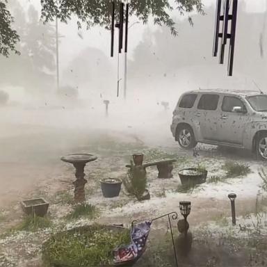 VIDEO: Hail storm delivers 'significant' damage in South Carolina