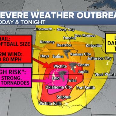 VIDEO: Severe weather impacting Texas, Oklahoma