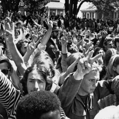 Demonstrations in the '70s, '80s were launched against university investments.