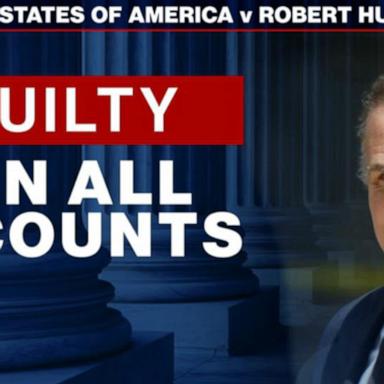 VIDEO: Hunter Biden found guilty on all 3 felony counts in federal gun trial