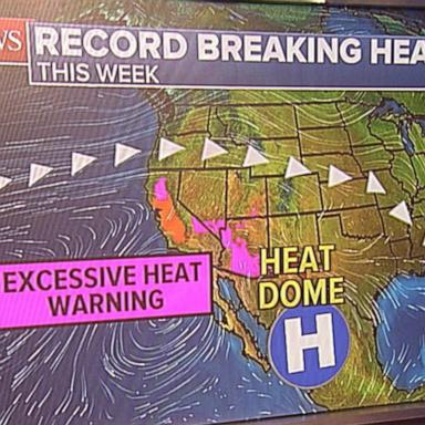 VIDEO: 6 states expected to break record-high temperatures 