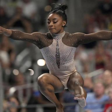 VIDEO: Biles gets ready for Olympic trials