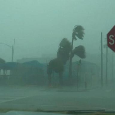 VIDEO: Hurricane Beryl batters Texas with heavy rain and wind