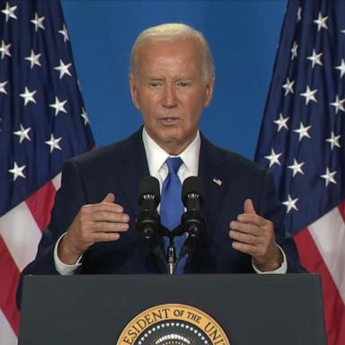 VIDEO: President Biden takes questions from reporters at NATO summit amid growing calls to exit race