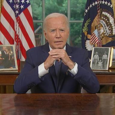 VIDEO: President Biden delivers Oval Office address following Trump assassination attempt