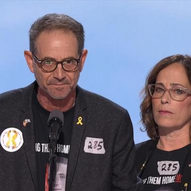 VIDEO: 'Bring them home' chant as parents of hostage speak out