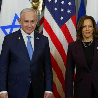 VIDEO: Israeli PM Netanyahu meets with VP Harris