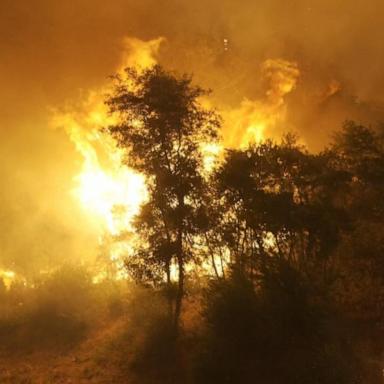 VIDEO: Wildfires burn out of control in California