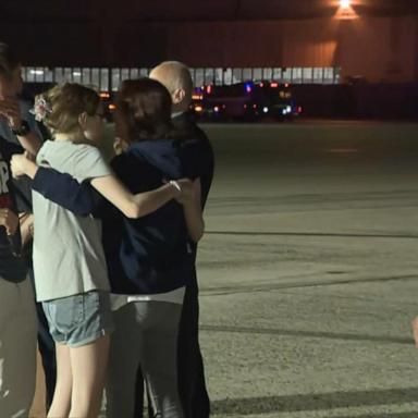 VIDEO: Freed Americans to be treated at medical military facility