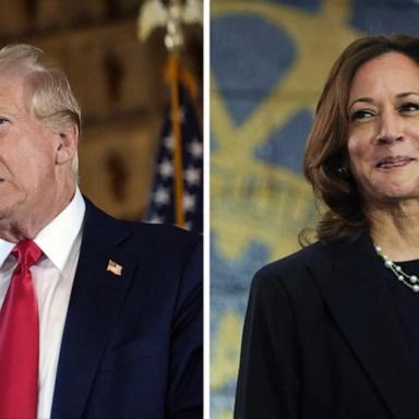 VIDEO: Harris, Trump hold dueling campaign events as the race for the White House heats up