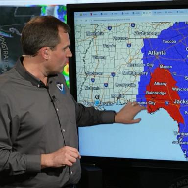 VIDEO: Hurricane Helene bears down on Florida as Category 3