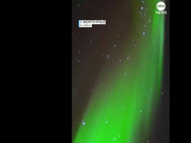 WATCH:  Northern lights illuminate starry sky in Alaska