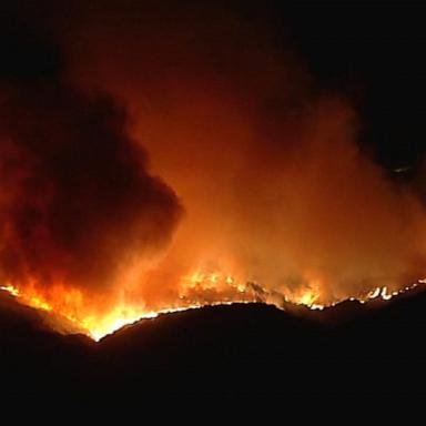 A brush fire that broke out on Monday evening in Malibu Canyon has led to mandatory evacuation orders in parts of southern California as the fire rapidly spread.