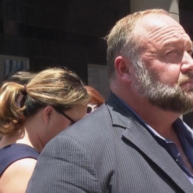 Jones accused The Onion and Sandy Hook Elementary School families of "collusive bidding" and asked a bankruptcy court judge to halt the sale of his Infowars platform in November.