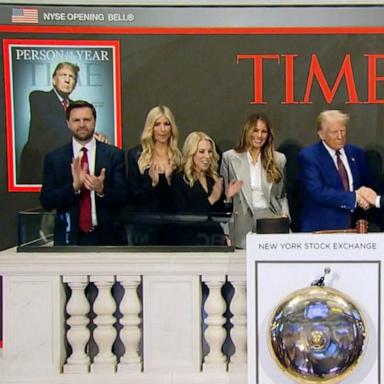 VIDEO: A look at Trump’s impact on the stock market as he rings NYSE opening bell