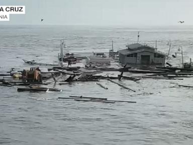 WATCH:  Santa Cruz wharf partially collapses amid high surf warning along California coast