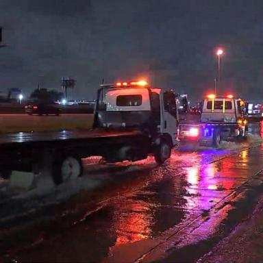 Tornado threats in the South as freezing rain hits the Northeast