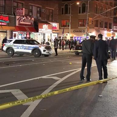 A mother and her 12-year-old daughter were inside a Bronx convenience store when the intended targets entered the store, police said.