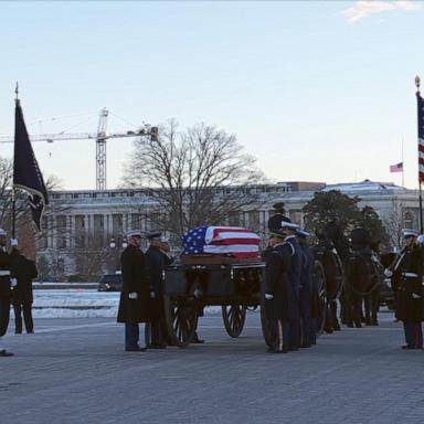 VIDEO: Jimmy Carter’s casket arrives at the US Capitol