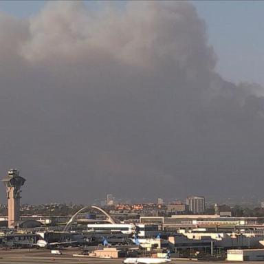 Los Angeles brush fires latest: 2 blazes threaten structures, prompt evacuations