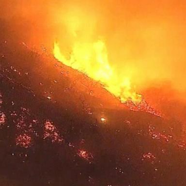 New fire erupts in LA's Hollywood Hills