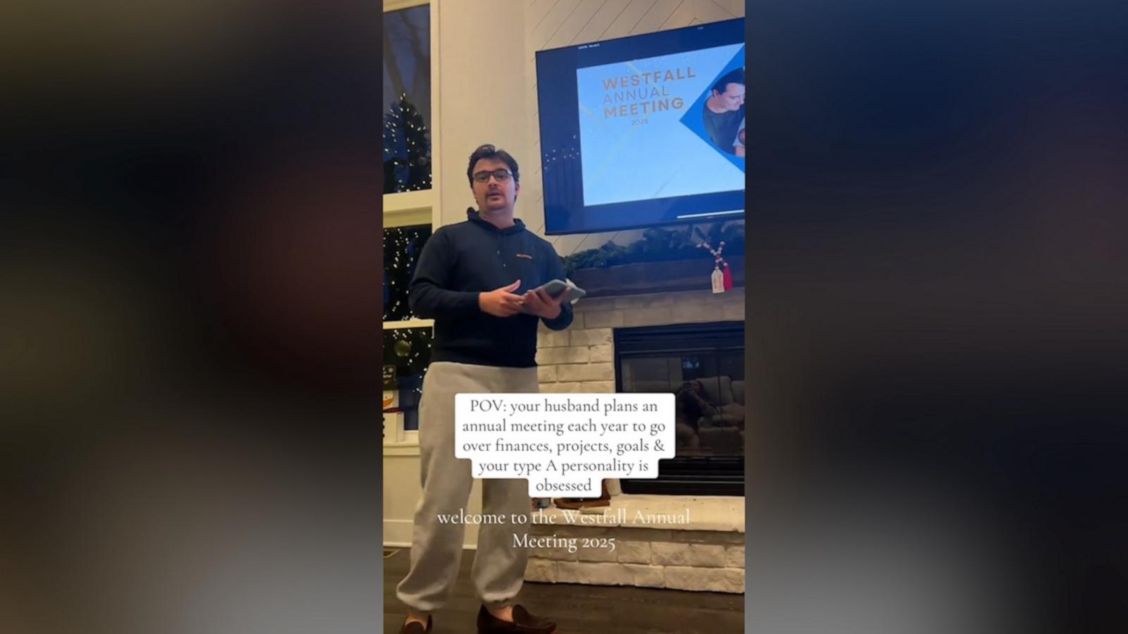 VIDEO: This annual family meeting is hilarious but also kind of a great idea