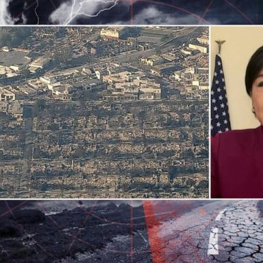 VIDEO: California congresswoman reacts to before-and-after images of fire devastation