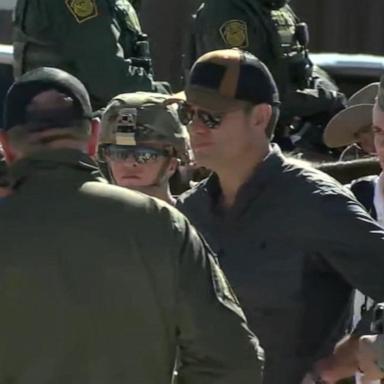 VIDEO: Defense Secretary Hegseth visits troops on the border in Texas