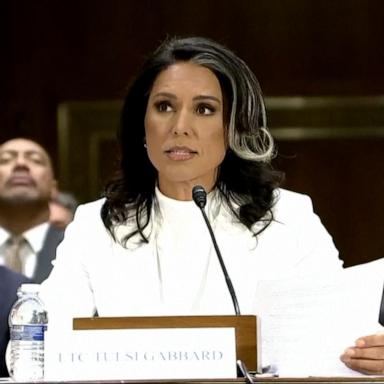 The Senate confirmed Tulsi Gabbard to serve as director of national intelligence by a vote of 52-48 on Wednesday.