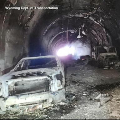 A third victim has been found dead in the wreckage of Friday’s fiery crash inside a Wyoming highway tunnel. 