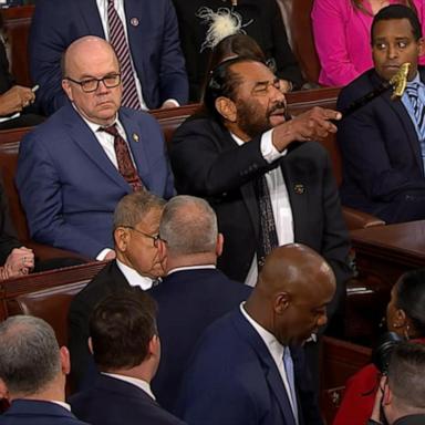 VIDEO: House censures Rep. Al Green for disrupting Trump's address