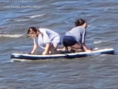 WATCH:  Teen paddleboarders rescued after 16-hour ordeal