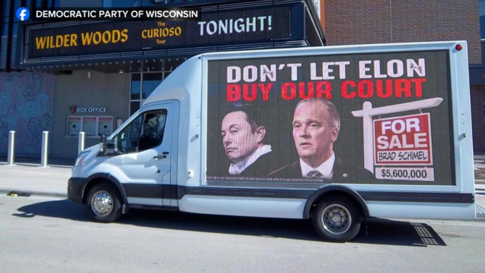 Elon Musk spending millions in Wisconsin Supreme Court election | GMA