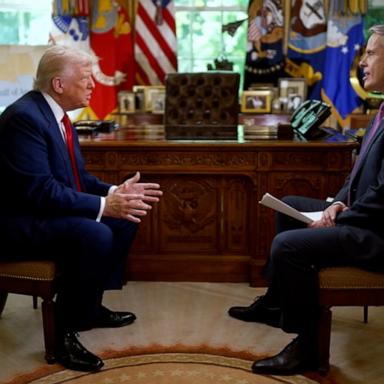 In his interview with ABC News, President Donald Trump was asked about one of his biggest supporters sounding the alarm about his migrant deportation plan. 