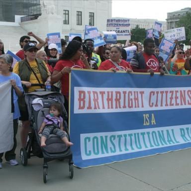 VIDEO: How the Supreme Court is responding to arguments over birthright citizenship