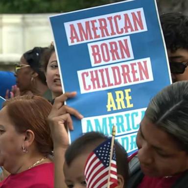 VIDEO: Justices hear arguments in birthright citizenship case