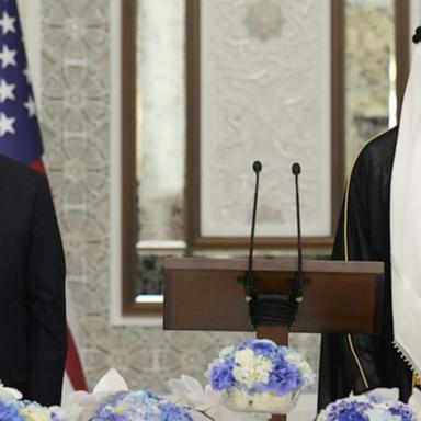 VIDEO: President Trump returning from Middle East trip